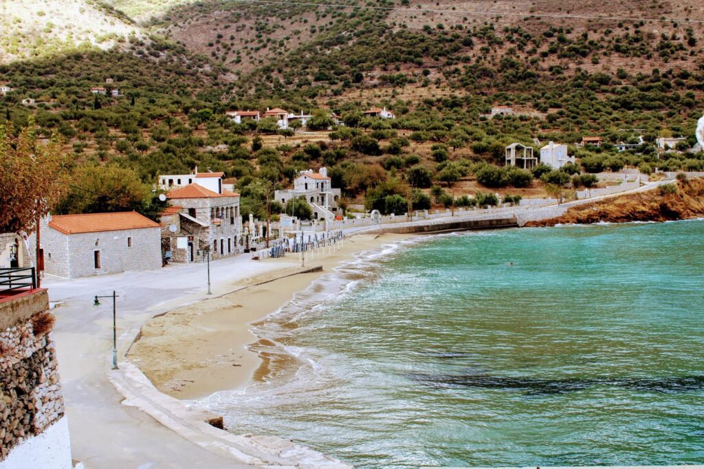 Kotronas Beach, Village in Mani, Laconia