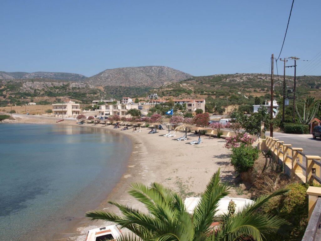 Archangelos Village, beach, Laconia