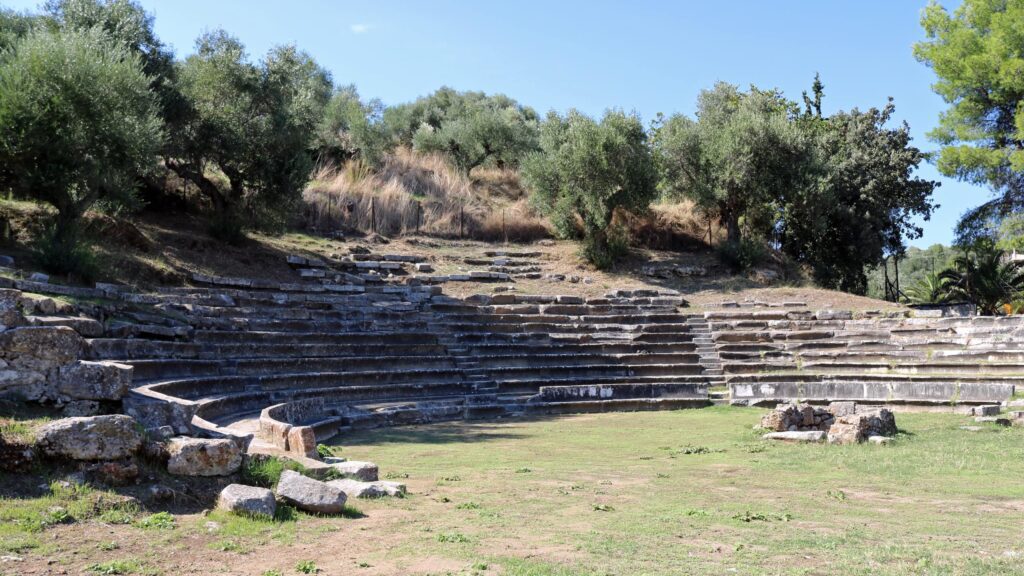 The Ancient theatre in Gythion