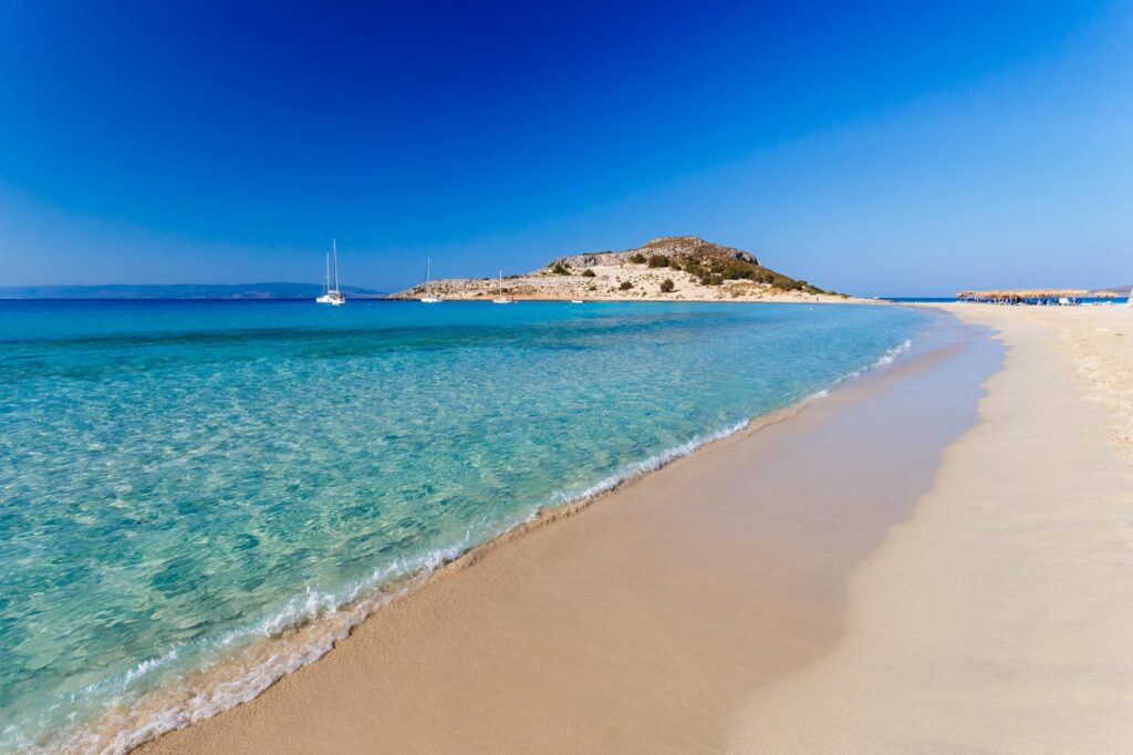 Simos Beach in Elafonisos, Laconia