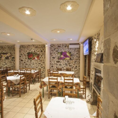 The Greek restaurant in Mistras