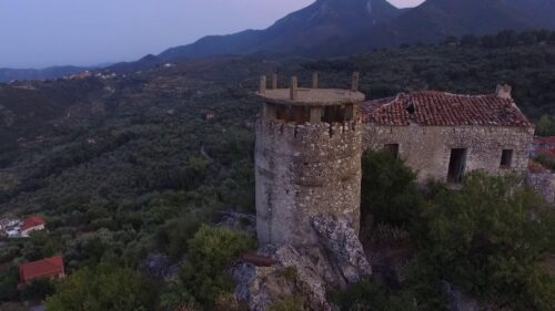Tower at Agios Nikolaos Smynos, Taygetos, Gythion