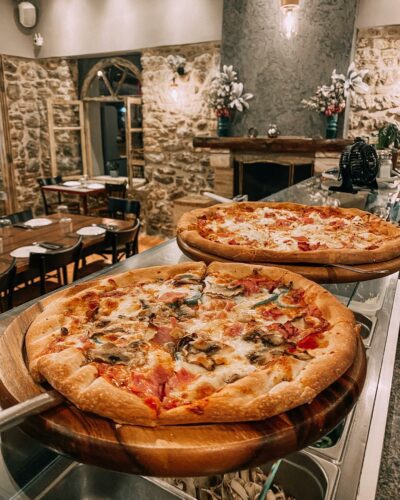 Eataly pizza restaurant in Evrotas, Laconia